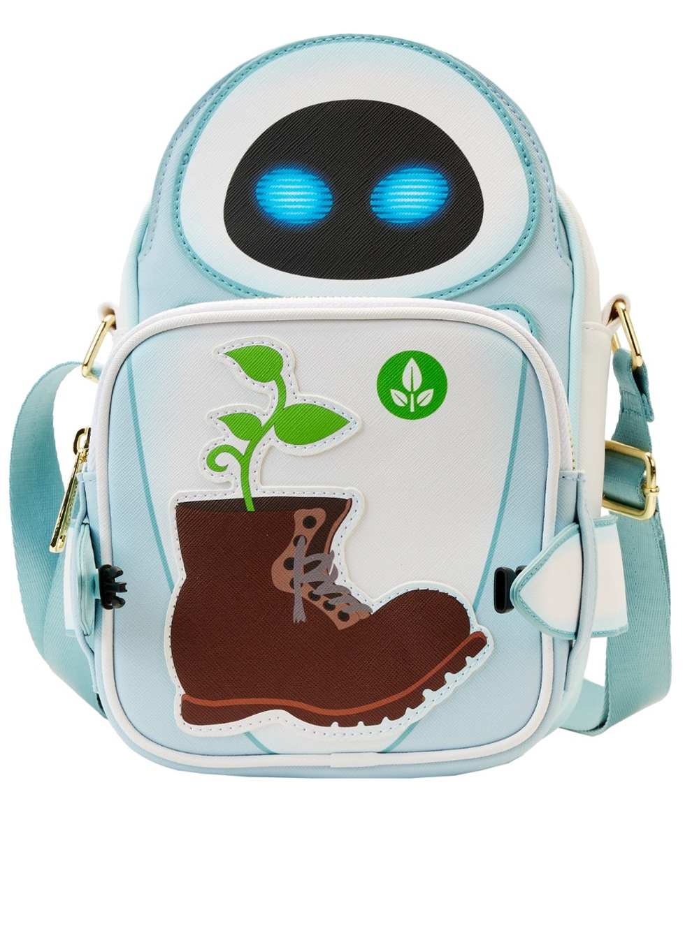 NWOT Loungefly Disney Wall-E “Eve” Crossbody Bag - Picture 3 of 9
